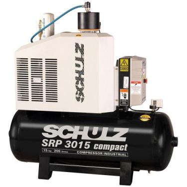 Imagem de Compressor de Ar Rotativo de Parafuso SRP 3015 Compact III 15HP 51 Pés