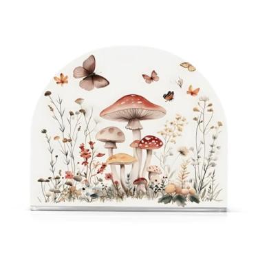 Imagem de xigua Porta-guardanapos para mesas de flores silvestres e borboletas – Porta-guardanapos para cozinha, porta-guardanapos de mesa, porta-guardanapos de coquetel, porta-guardanapos de papel404