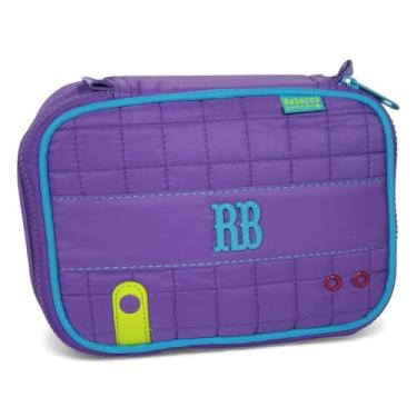 Imagem de Estojo Escolar Rebecca Bonbon Nylon RB Grande 100 Pens (Roxo)