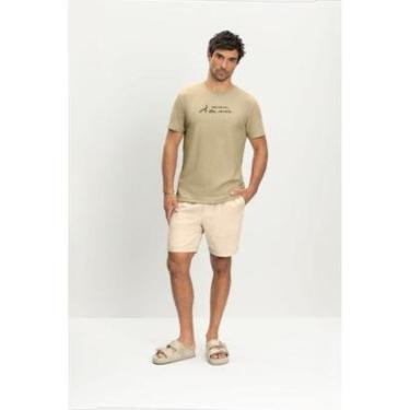 Imagem de Bermuda masculina em linho Essendi -Natural-Masculino