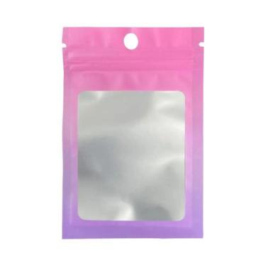 Imagem de Mini Sacos Transparentes Para Embalagem De Joias 100pcs Reutilizáveis 