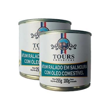 Imagem de Kit 2X: Atum Ralado em Óleo Tours 255g
