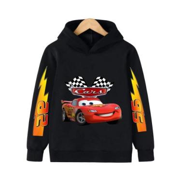 Imagem de Moletom Infantil Disney Cars Lightning McQueen, Conjunto Casual De Des