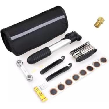 Imagem de Kit de Ferramentas Portátil para Reparo de Pneu de Bicicleta – Completo e Premium