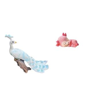 Imagem de Whtkoph Escultura de Veado, Figura Decorativa em Resina para Jardim, Decoração de Mesa, Cozinha, Sala de Jantar, Acabamento Fino.