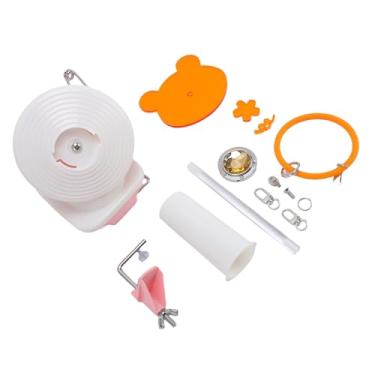 Imagem de Dioche Enrolador de Bola de Fio Girador de Fio Manual de Fácil Instalação Enrolador de Bolo de Compacto Leve para Viagens Ao Ar Livre tricô crochê ABS Silicone