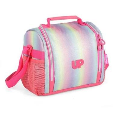 Imagem de Lancheira Térmica Escolar Glitter Menina Rosa Infantil Up4you Luxcel-Feminino