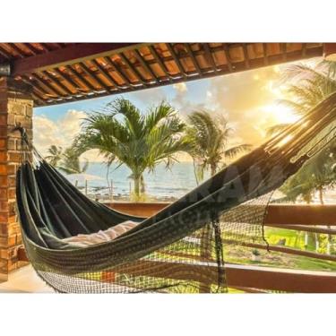 Imagem de Rede De Dormir Descanso Jeans Gigante Resistente Algodao Delux(VERDE ESCURO)