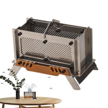 Imagem de Fogão de incenso de metal | incensário portátil pequeno multifuncional ao ar livre - queimador de incenso para acampamento, para amigos da família, casa, meditação, sala de ioga, pátio, restaurantes