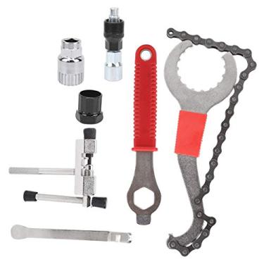 Imagem de SPYMINNPOO Ferramenta Multifuncional de Reparo de Bicicletas Kit de Ferramentas de Roda de Corrente de Aço de para Desmontar Virabrequim Desmontador de Corrente Portátil para Bicicletas de Montanha