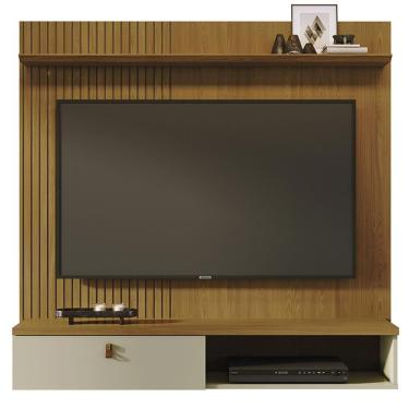 Imagem de Painel Suspenso Tv 55 Pol 1p 141 Cm Iris Cumaru Opala Madetec Cumaru Opala