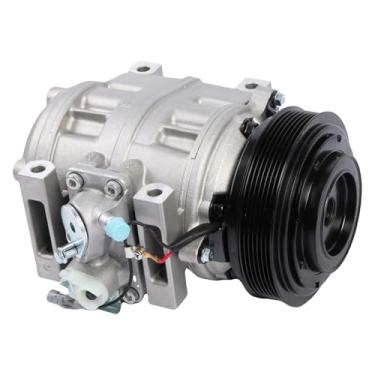 Imagem de ZZXXYY Compressor CA 10P30C 8831036212 4472201451 7PK compatível com ônibus de montanha-russa, substituição de ajuste direto 1:1, resfriamento rápido, reduz a economia de consumo de combustível