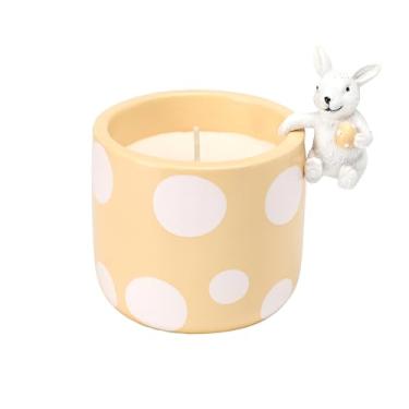Imagem de Velas de Páscoa – Vela perfumada de girassol, vela de bolinhas com coelho fofo, presente de decoração de Páscoa para mulheres e meninas