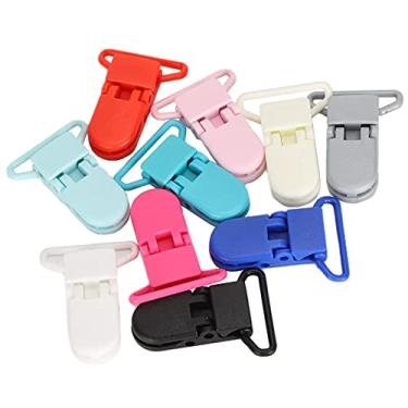 Imagem de Alomejor Clipes de Suspensório, 10 Peças de Nylon Espremendo Clipe de Estilingue de Patinho Com Fivela para Barracas de Acampamento Ao Ar Livre, Toldos, Capas de Barco