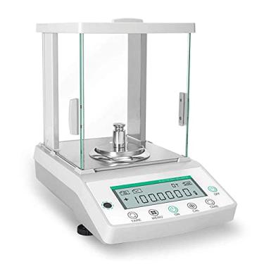 Imagem de SGeneE Visor LCD com balança de laboratório de precisão de para-brisa 0,0001 g balança eletrônica digital (120 g/0,1 mg)