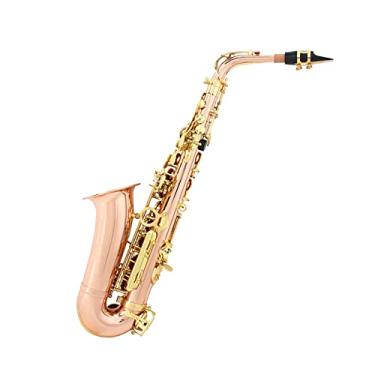 Imagem de SGeneE Saxofone alto EB Saxofone Fosforoso Bronze Material E Sax Plano Saxofone Instrumento Saxofone com Caixa