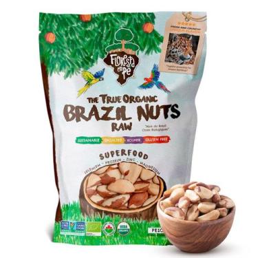 Imagem de Castanha-do-Pará Orgânica Sem Sal  Ideal para Culinária, Rica em Selên