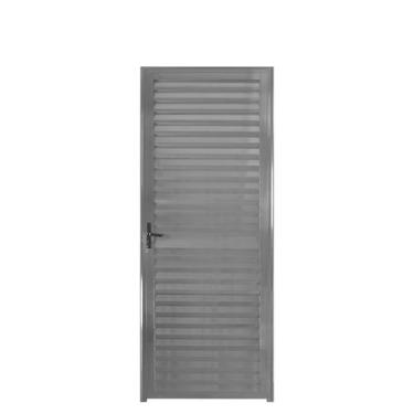 Imagem de Porta de Alumínio Lambril 210x60cm Palheta Hale Esquadrias Abertura Es