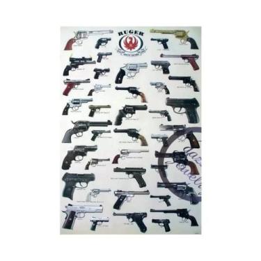 Imagem de Placa De Metal Vintage Com Tema De Pistola, Placa De Parede De Ferro, 