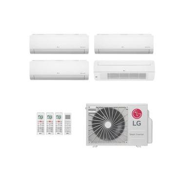 Imagem de Ar-Condicionado Multi Split Inverter LG 30.000 (3x Evap HW 9.000 + 1x Evap Cassete 1 Via 12.000) Só Frio 220V