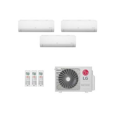 Imagem de Ar-Condicionado Multi Split Inverter LG 30.000 (2x Evap HW 12.000 + 1x Evap HW 24.000) Só Frio 220V