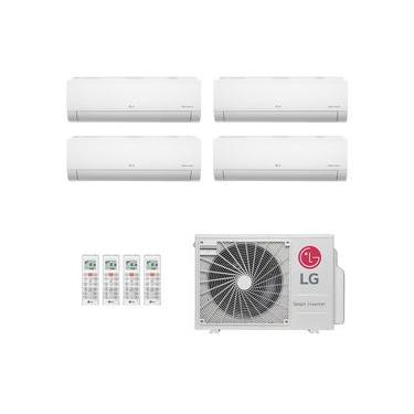 Imagem de Ar-Condicionado Multi Split Inverter LG 30.000 (2x Evap HW 9.000 + 2x Evap HW 12.000) Só Frio 220V