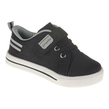 Imagem de Tênis Infantil Menino Calce-Fácil Listra Branco-Masculino