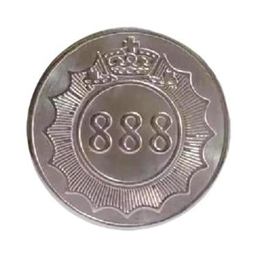 Imagem de Moedas E Medalhas De Aço Inoxidável 100 Peças Para Máquinas De Flipera