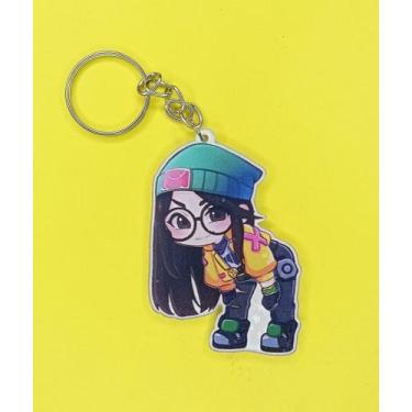 Imagem de Chaveiros Chibi Valorant Anime Games Acrílico Pingente Diversos Person