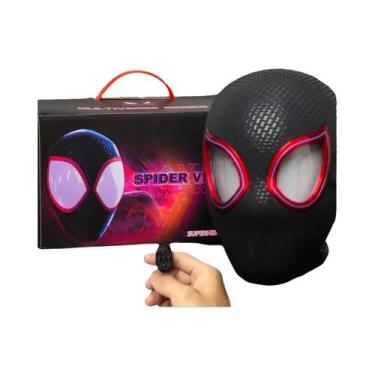 Imagem de Máscara De Cabeça Do Homem-Aranha Com Olhos Móveis E Controle Remoto P