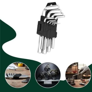 Imagem de Jogo de Chave Allen Pequeno Kit Completo em Aço Resistente, Ideal para