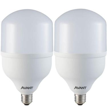 Imagem de Kit 2 Lâmpadas Led Bulbo Avant Branco Hp 50w Bivolt Base E27 6500k Mk4000g - Cód 289301373