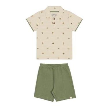 Imagem de Conjunto Infantil Menino Polo e Bermuda Alakazoo Ref. 45348-Masculino