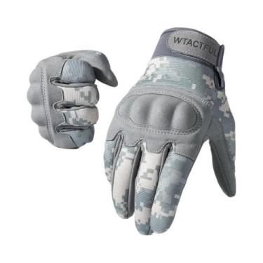 Imagem de Luvas Táticas De Camuflagem Com Tela Sensível Ao Toque Para Ciclismo, 
