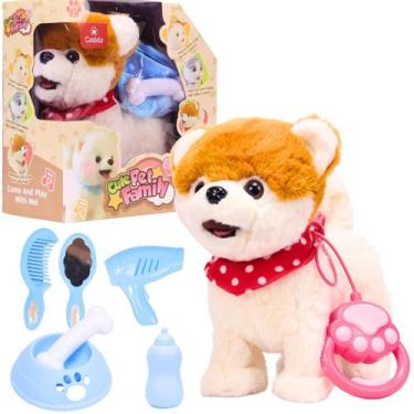 Imagem de Brinquedo de Pelucia Cachorrinho com Som e Movimento - Castela