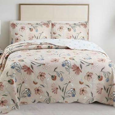 Imagem de Cobre Leito Evolution Floral Solteiro/Casal/Queen/King Dupla Face - mo