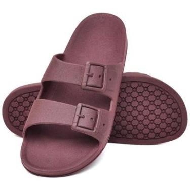 Imagem de Sandalia Papete Rasteira Feminina Casual Eva Super Macia Chinelo Nuvem Confortavel Dia a Dia Verao-Feminino