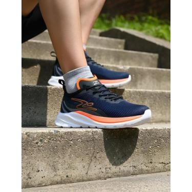 Imagem de Tenis Masculino Adrun 10701 Exped Flex Ortopedico Extra Leve, Azul, 41