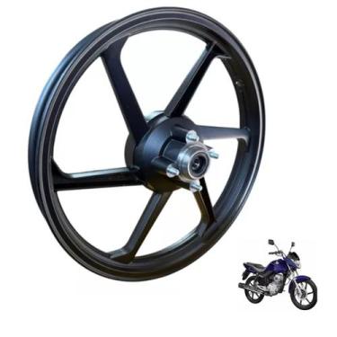 Imagem de Roda Traseira Cg Fan 125 2009 a 2018 Liga Leve Tambor 6 Plt - SMART FO