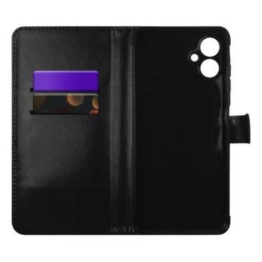 Imagem de Capinha Capa Celular Carteira para Samsung Galaxy A06 4G Preta - LXL
