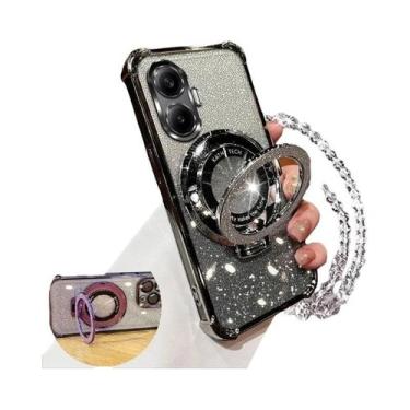 Imagem de Capa De Telefone Rosa Brilhante Com Airbag Para Xiaomi POCO F7 M7 F7 p