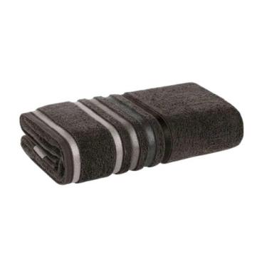Imagem de Toalha de Rosto Karsten Lumina 48x80 cm Cor:Cinza Carbono - 80107Quant