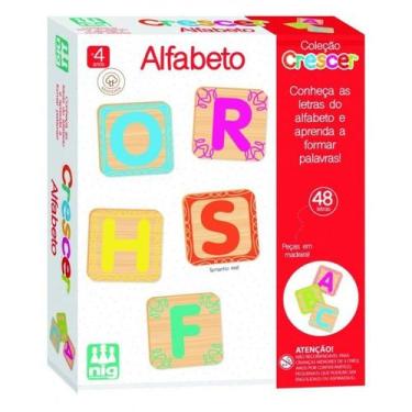 Imagem de Coleção Crescer Alfabeto 48 peças 0450 Colecao Crescer Alfabeto 48 pec