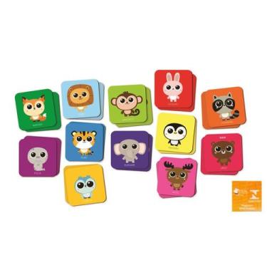 Imagem de Joguinhos de Bolsa Jogo da Memoria Animais Babebi Brinquedo Infantil R