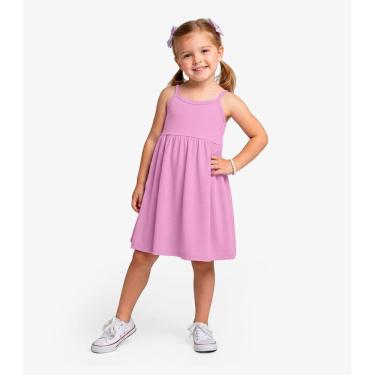 Imagem de Vestido Menina Infantil de Alças Select Rosa