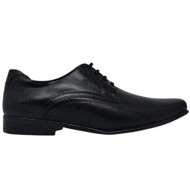 Imagem de Sapato Social Masculino Em Couro Confort Kit 4 em 1 Com Cinto Meia e C