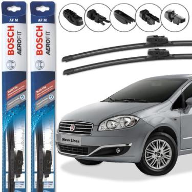 Imagem de Par Palheta Original Bosch Multiclip Fiat Linea 2008 a 2016