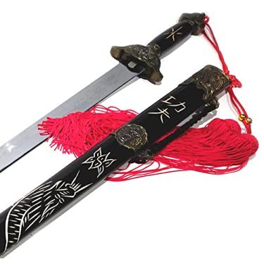 Imagem de Espada Bruxinha do Cajado Chinês de Aço 99 cm para Treino de Tai Chi