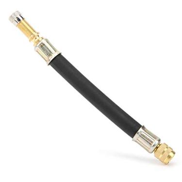 Imagem de Extensor de válvula de pneu de 5,5 cm, 1 pç adaptador de válvula de pneu de extensão flexível de 5,5 cm acessório de carro para caminhonete van pneus de ônibus acessório de ferramenta de inflação de borracha