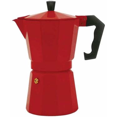 Imagem de Cafeteira Tipo Italiana Em Alumínio 9 Xícaras 450Ml Vermelha